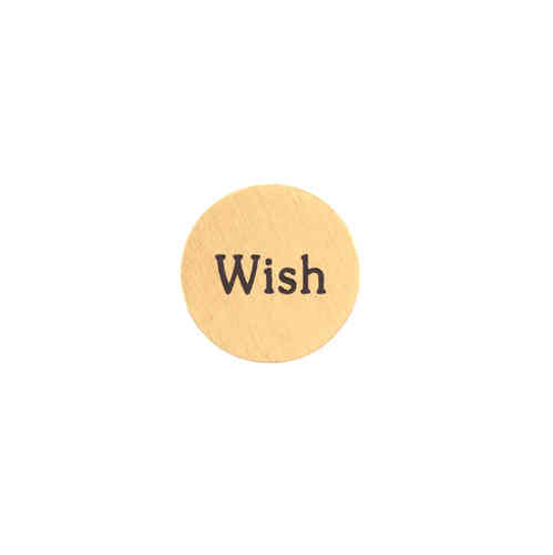 Platte "Wish" Gold (Mini)