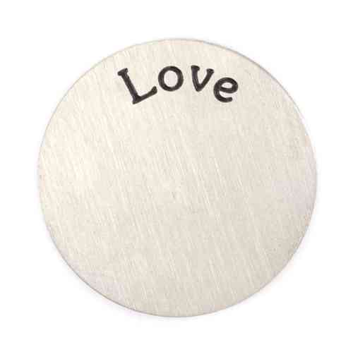 Platte "Love" Silber (Standard)