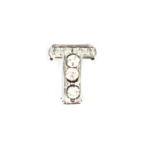 Floating Charm Buchstabe "T"