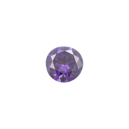 violetter runder Stein (Februar)